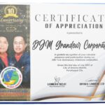 cert of appreciation
